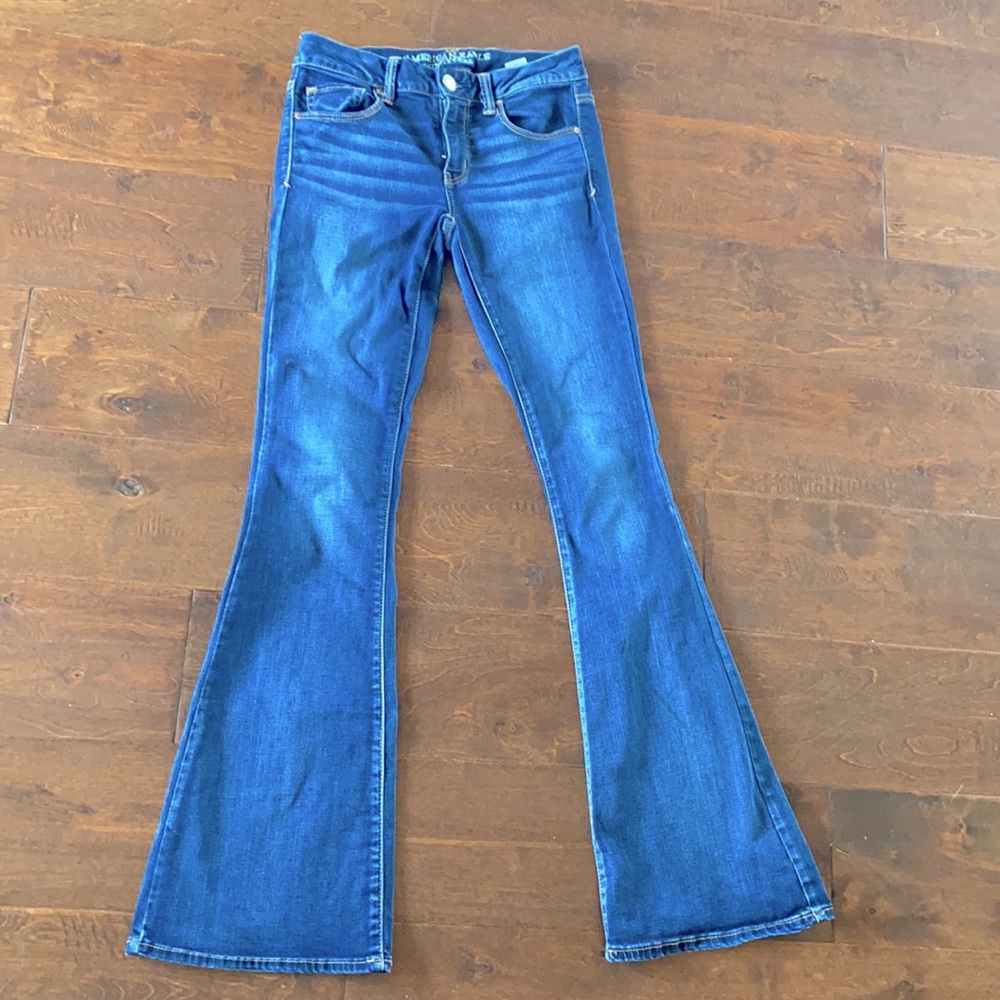 Boho flair jeans